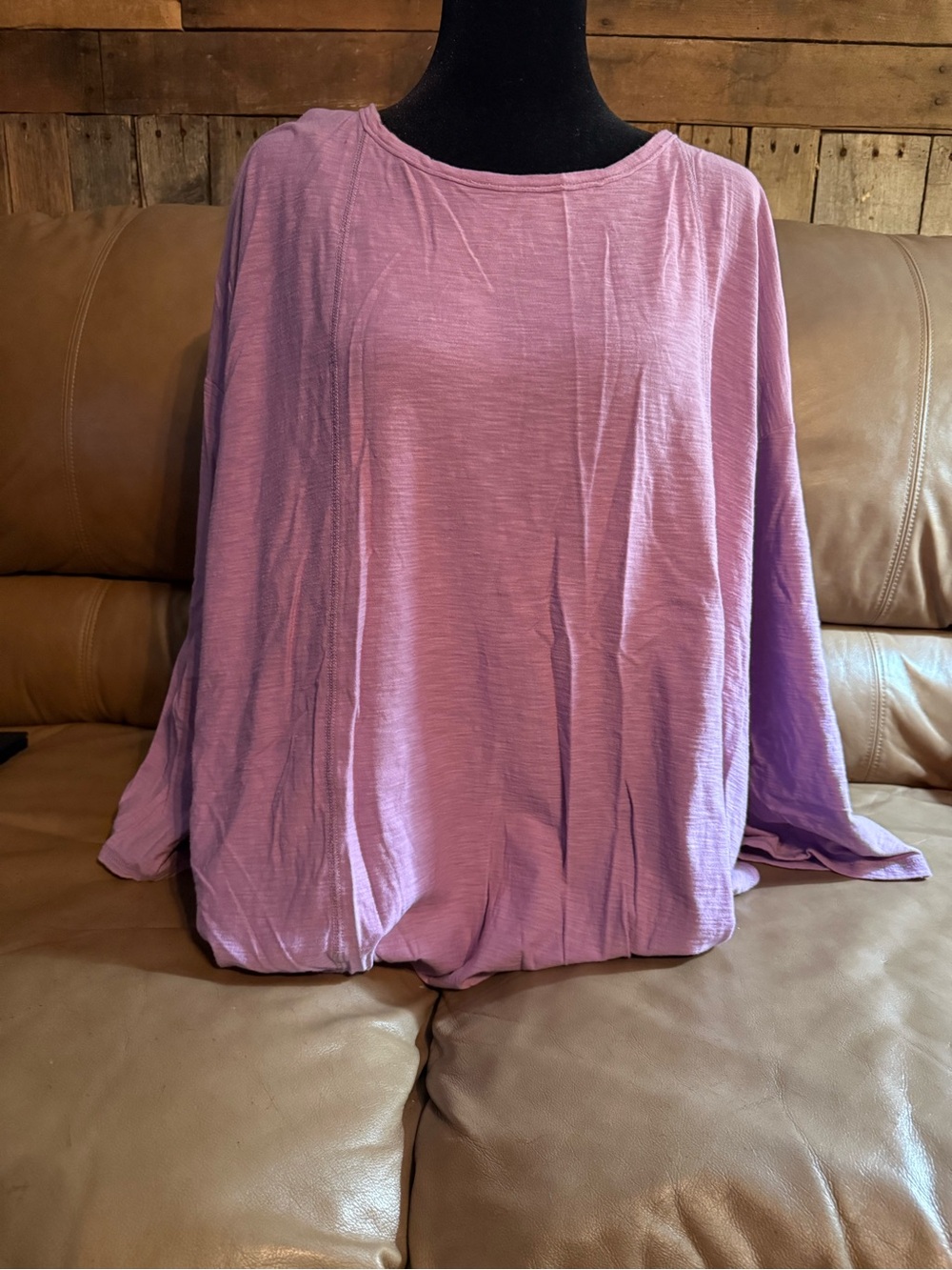 Women's Long Sleeve Lilac Pullover Hoodie